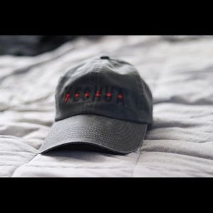 Black on black Yeshua dad cap